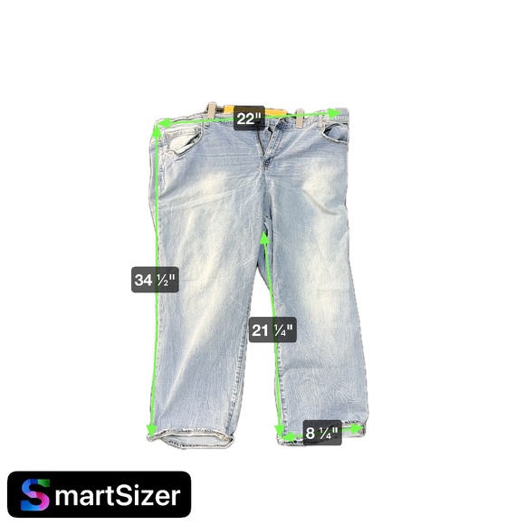 DKNY Women's Jeans Light Blue Soho Skinny Plus 24 W - Picture 7 of 7